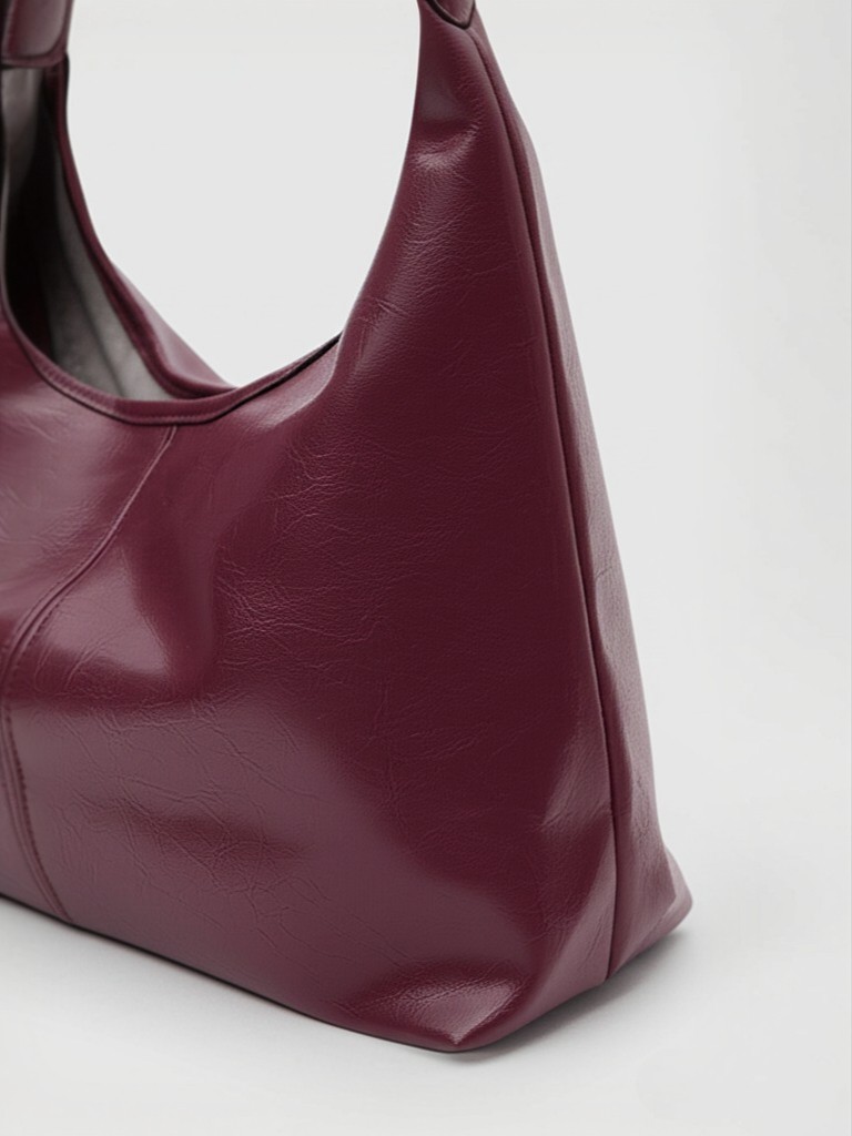 Vintage Bordo Omuz Çantası